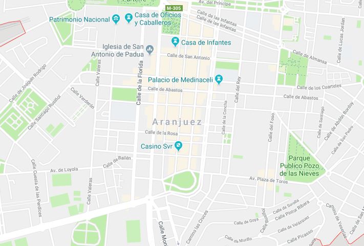 Mapa Aranjuez